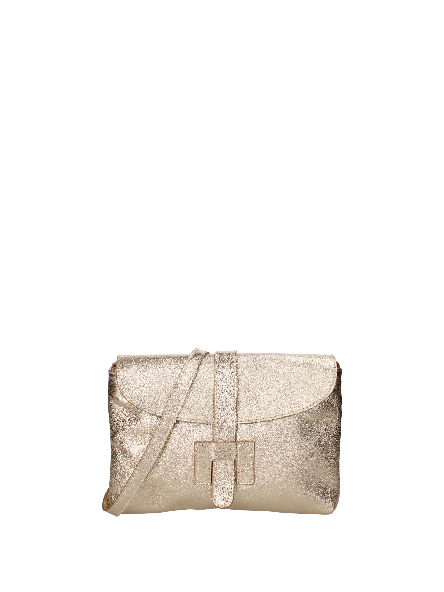 Borsa a mano da donna Vera pelle 07163-L003 ORO Viola Castellani