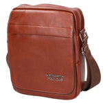 Borsa a tracolla uomo in pelle PU Casual PCL3081-COFFEE Northampton Polo Club