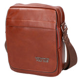 Borsa a tracolla uomo in pelle PU Casual PCL3081-COFFEE Northampton Polo Club