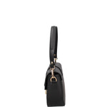 Borsa a spalla da donna Vera pelle 07229-NERO Roberta Rossi