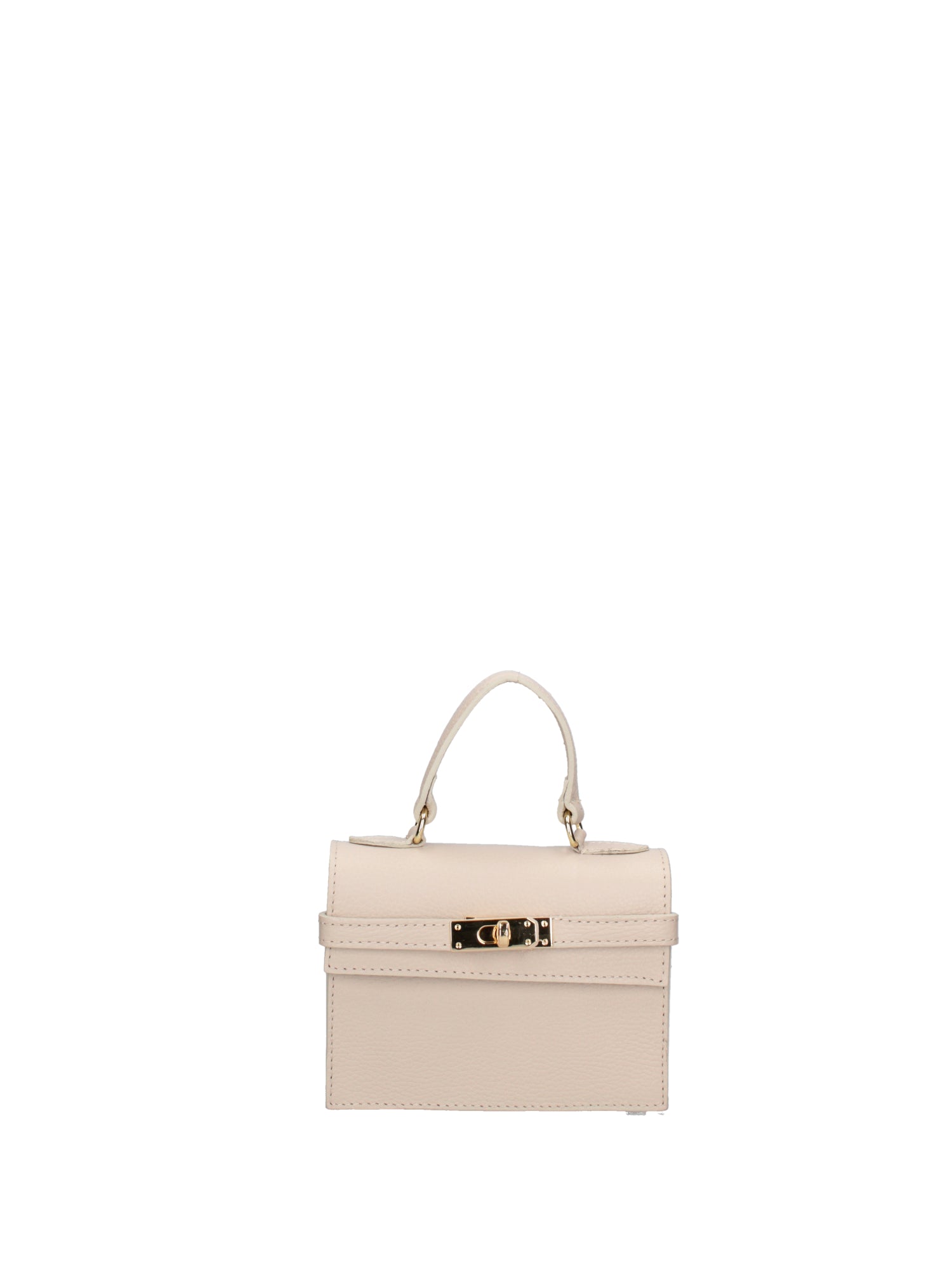 Borsa a mano da donna Vera pelle 07161-D37 LATTE Roberta Rossi