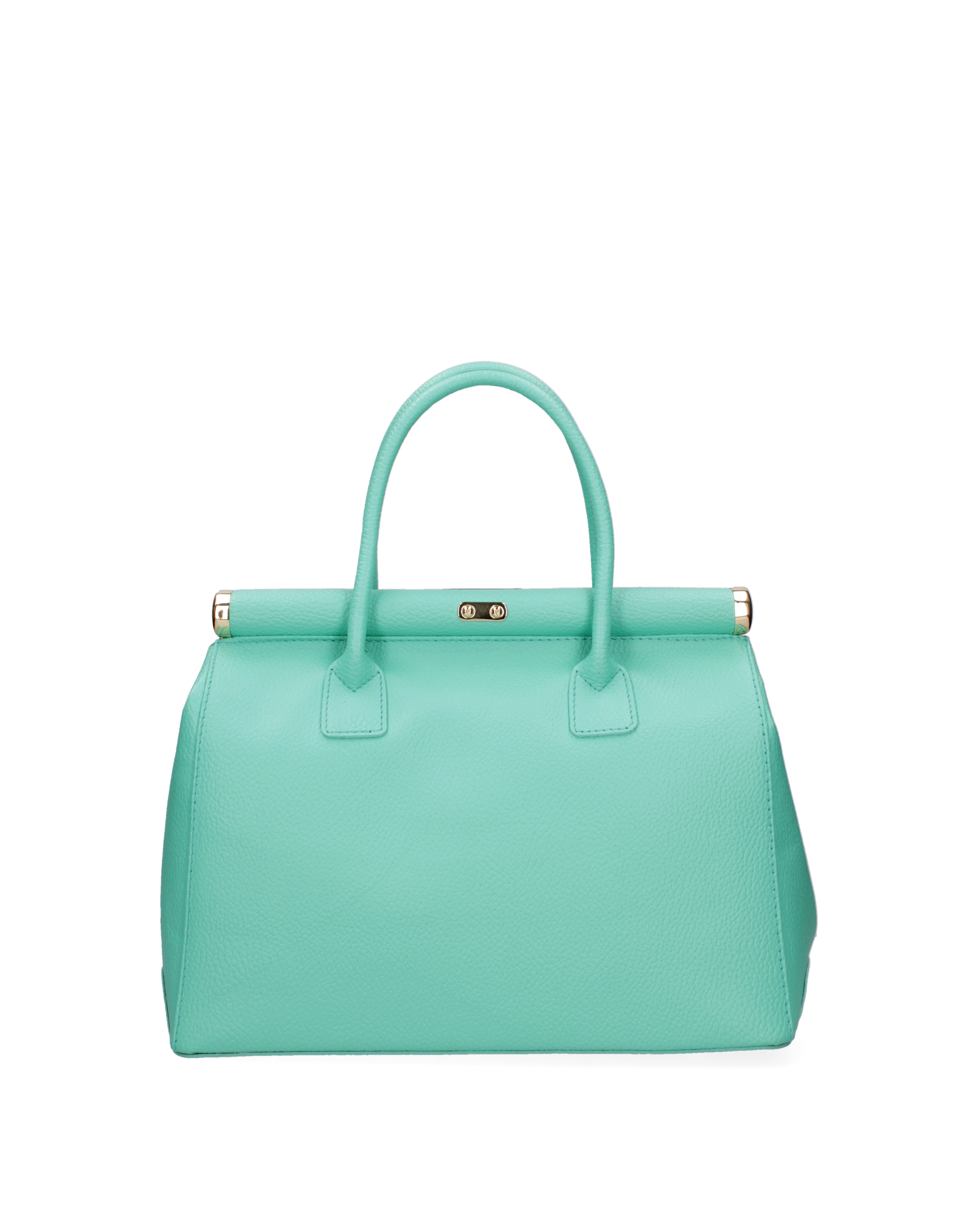 Aleria Borsa a mano da donna Vera pelle 8005-D30 SMERALDO Gave Lux