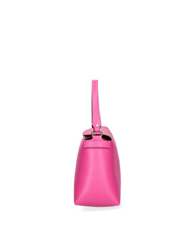 Borsa a spalla da donna Vera pelle 07154-D02 FUXIA Roberta Rossi