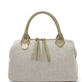 Borsa a mano da donna 100% pelle vegana PU 749-1PT-KIWI Diana&co
