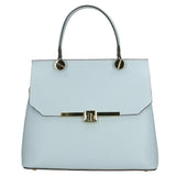 Borsa a mano da donna 100% vera pelle 7708-L366 CIELO Gave Lux