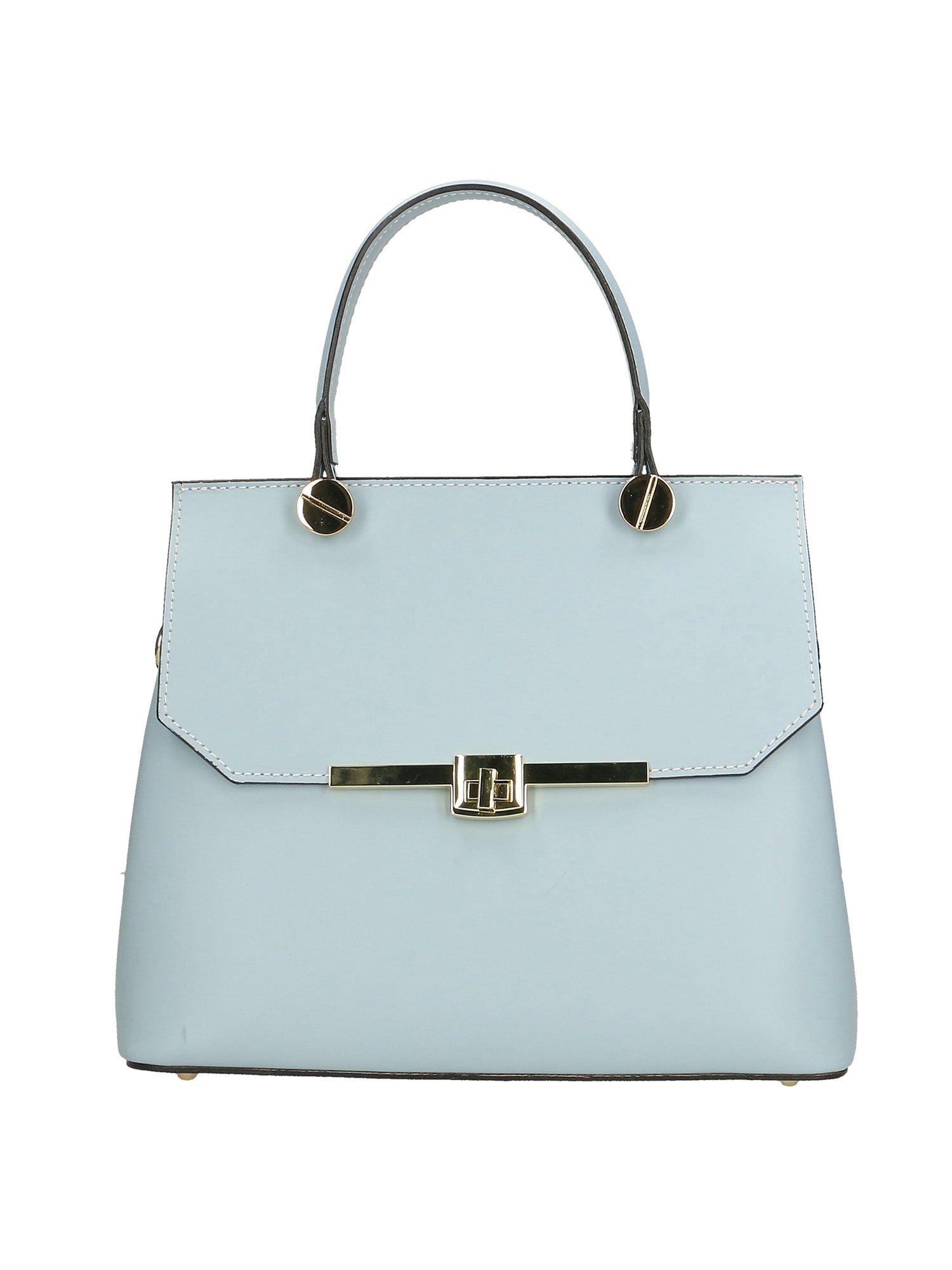 Borsa a mano da donna 100% vera pelle 7708-L366 CIELO Gave Lux