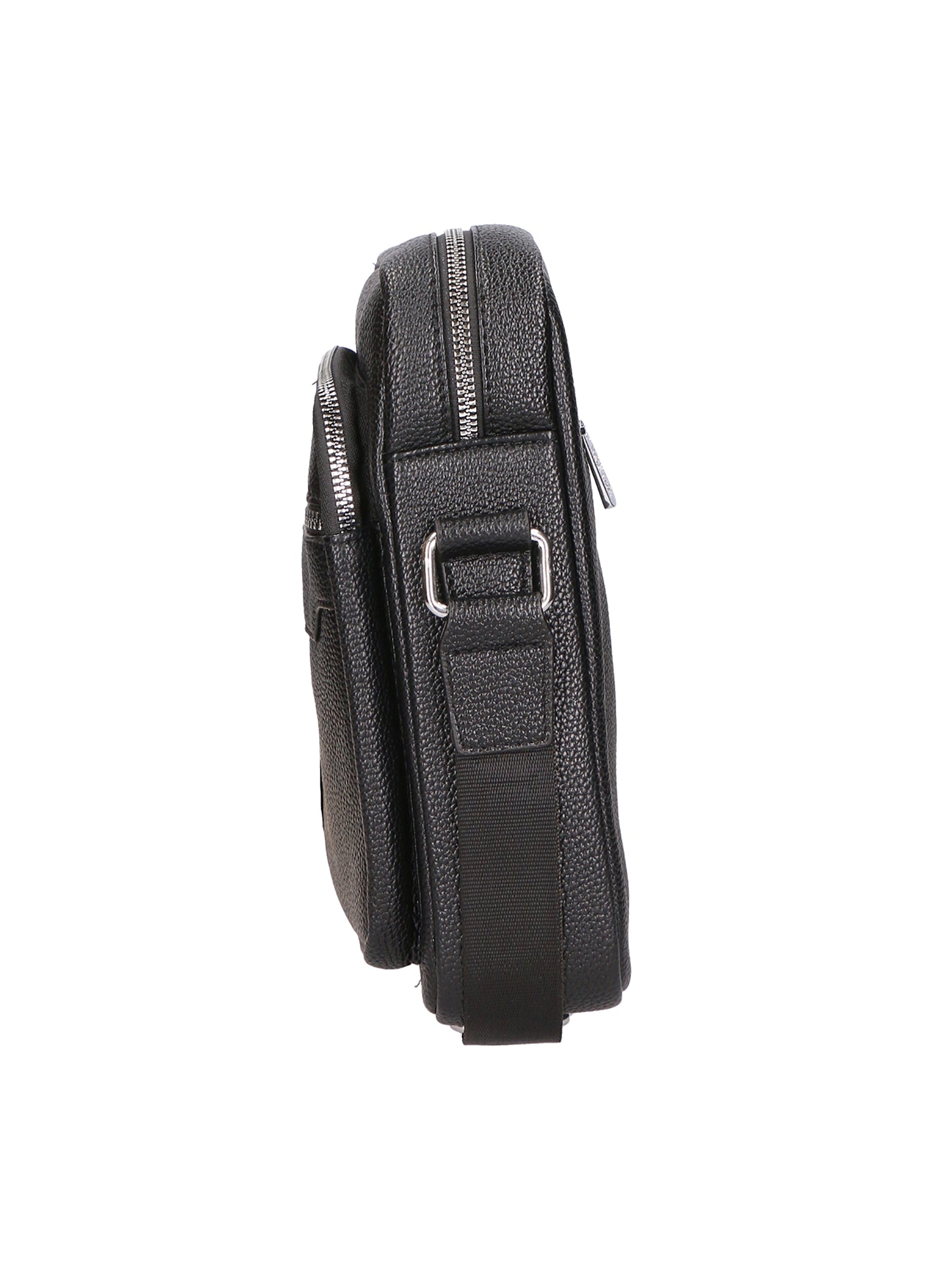 Borsa a tracolla uomo 100% pelle PU PCL3022-BLACK Northampton Polo Club
