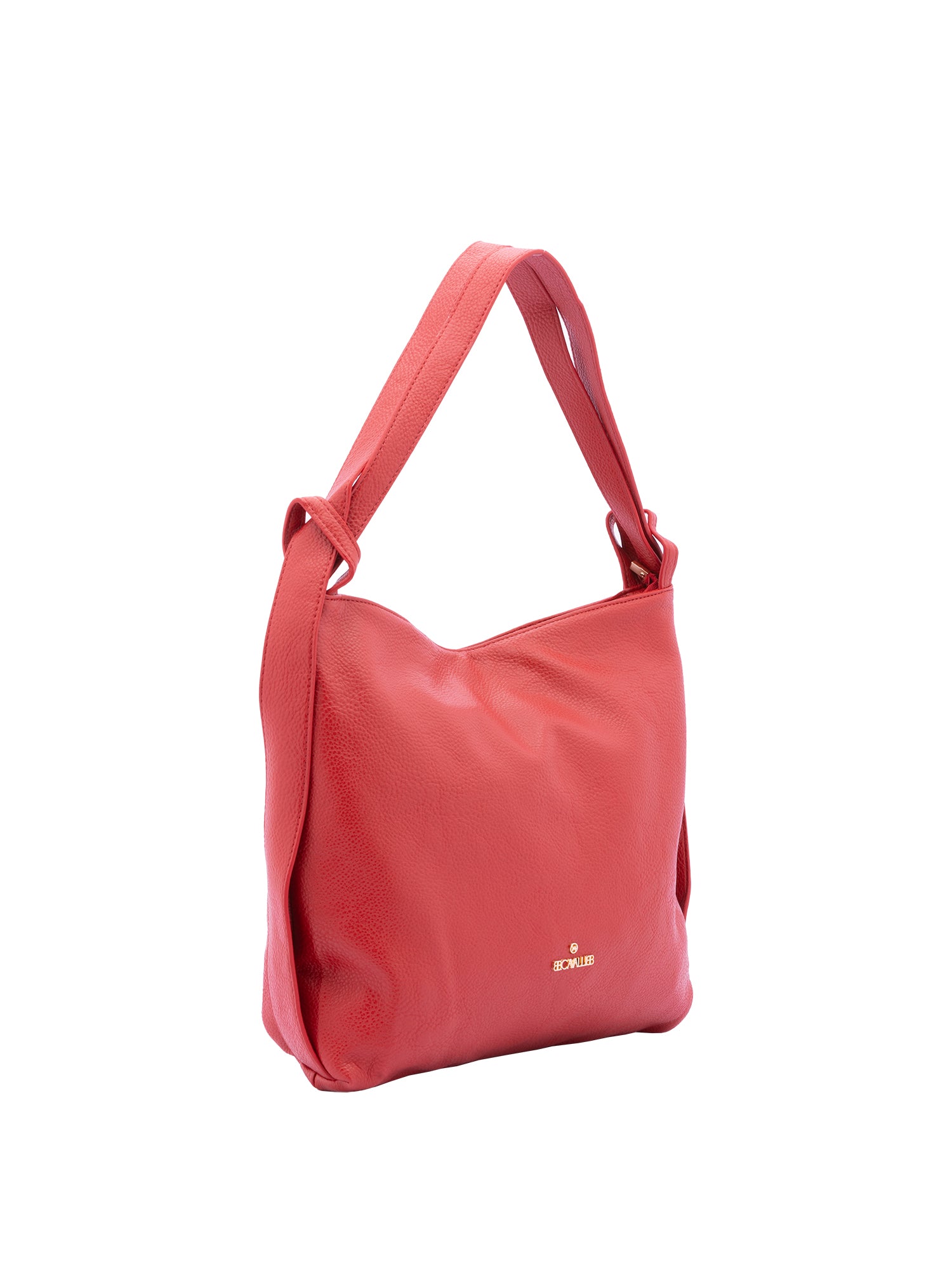 Borsa a spalla da donna Ecopelle e poliestere BC1407-RED B Cavalli