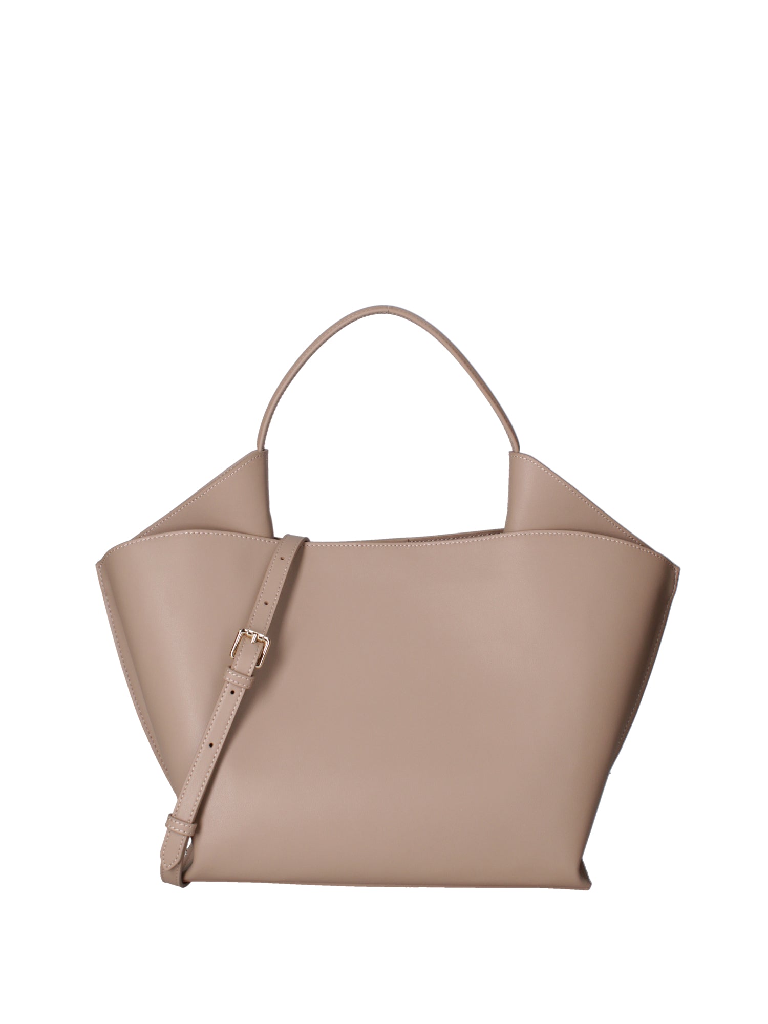 Borsa a mano da donna 100% pelle riciclata 07226-Taupe Viola Castellani