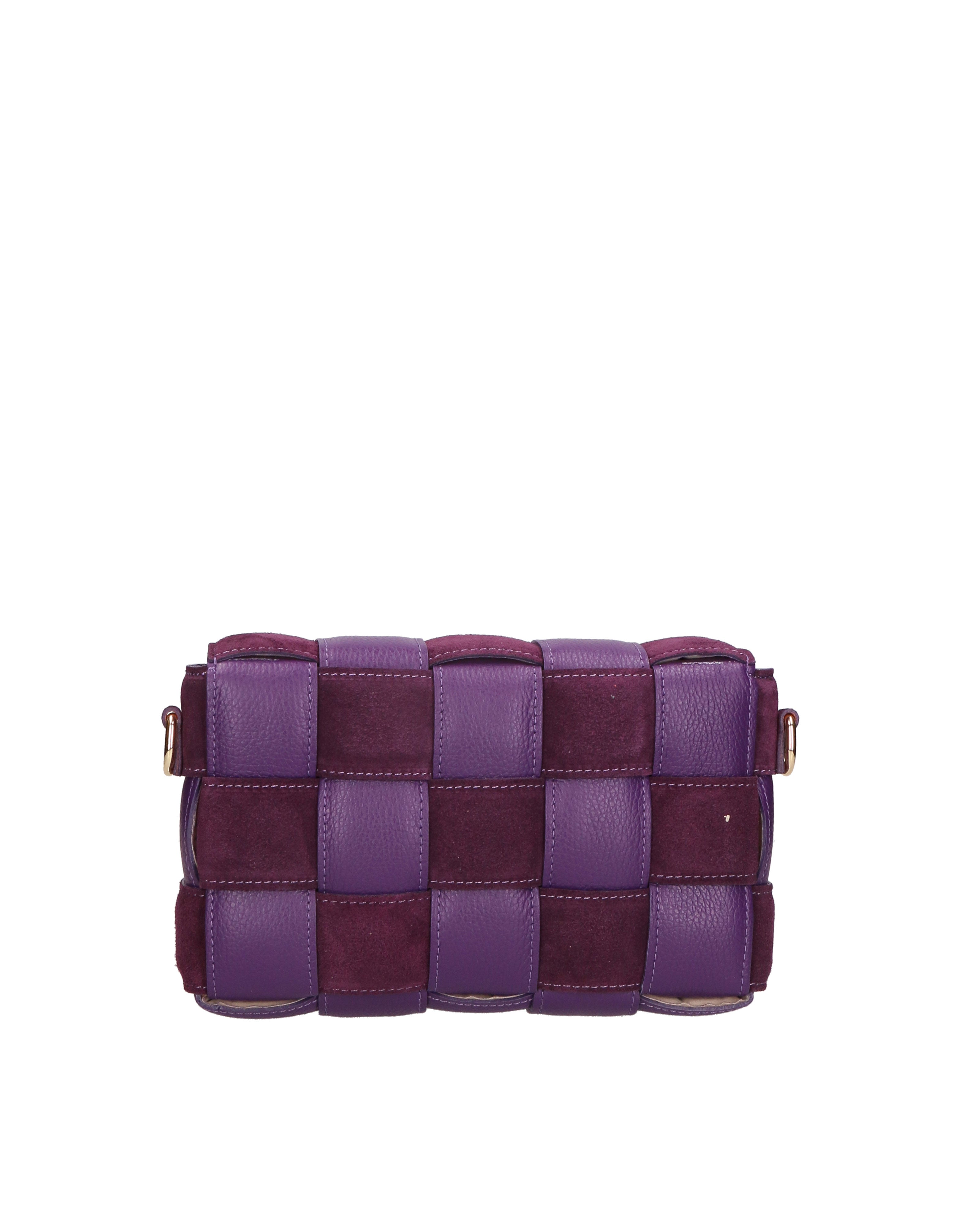 Aranea Borsa a tracolla donna Vera pelle R6080B-D45 VIOLA Chiara Ferretti