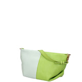 Borsa a spalla da donna Vera pelle 07165-D12 KIWI+D102 CIELO Roberta Rossi