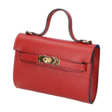 Uma Borsa a mano da donna Vera pelle 06525-D10 ROSSO SCURO Gave Lux