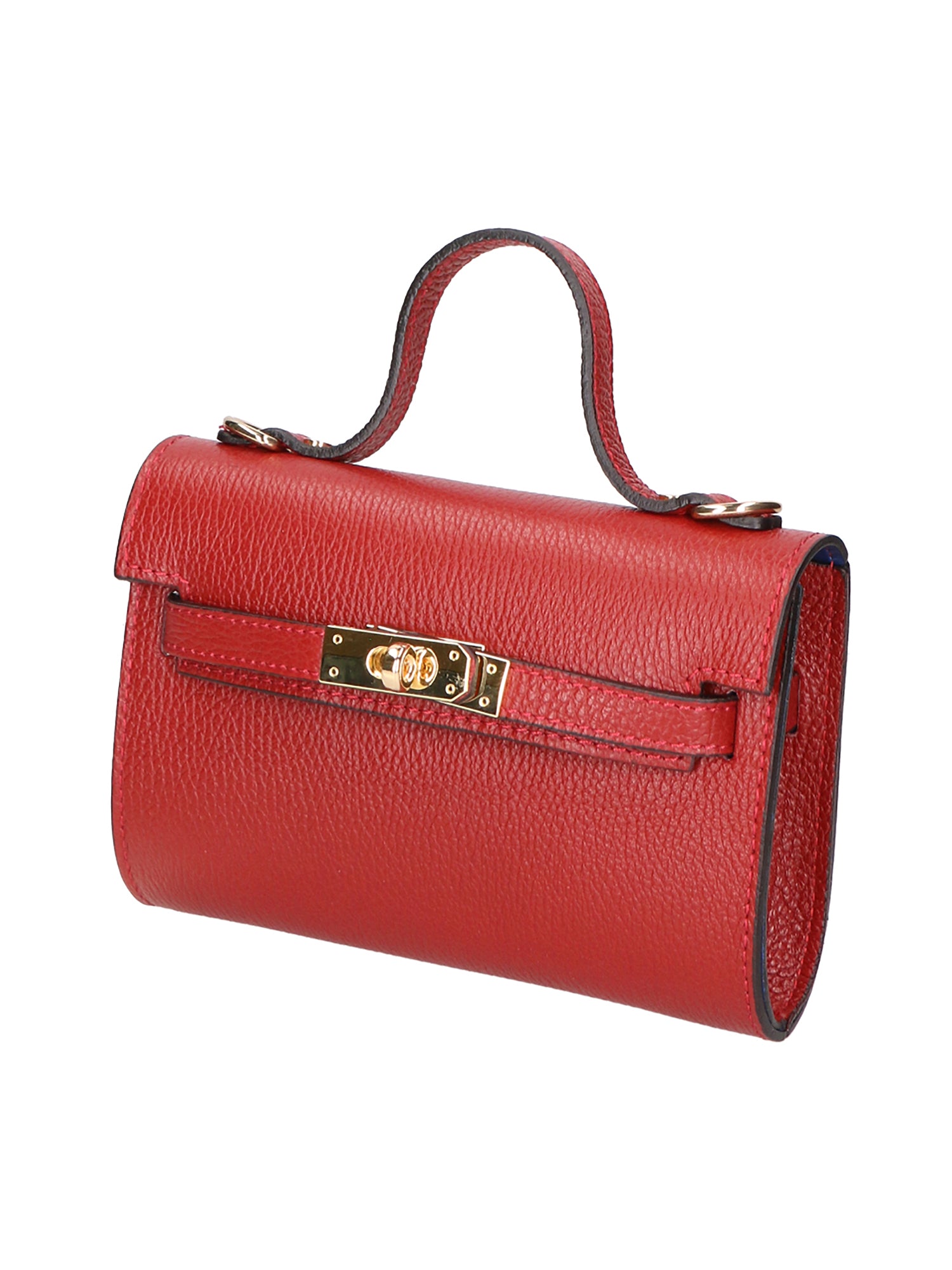Uma Borsa a mano da donna Vera pelle 06525-D10 ROSSO SCURO Gave Lux