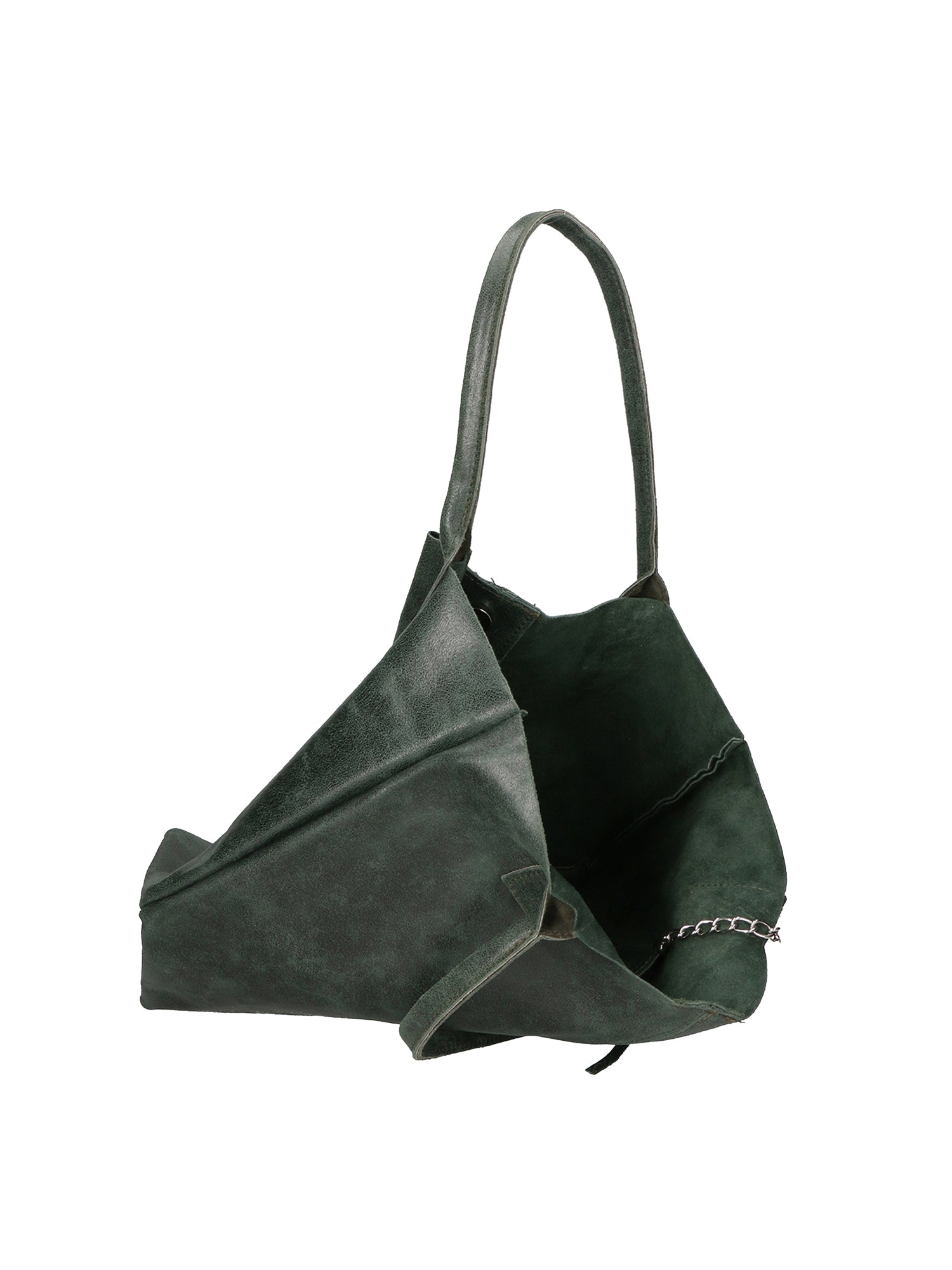 Althea Borsa a mano da donna Vera pelle 5190-017 VERDE BOTTIGLIA Gave Lux