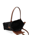 Elora Borsa a spalla da donna 100% Tessuto 432-NERO Gave Lux