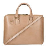 Fabiana Borsa a mano unisex Vera pelle 9033-FANGO TAUPE Gave Lux