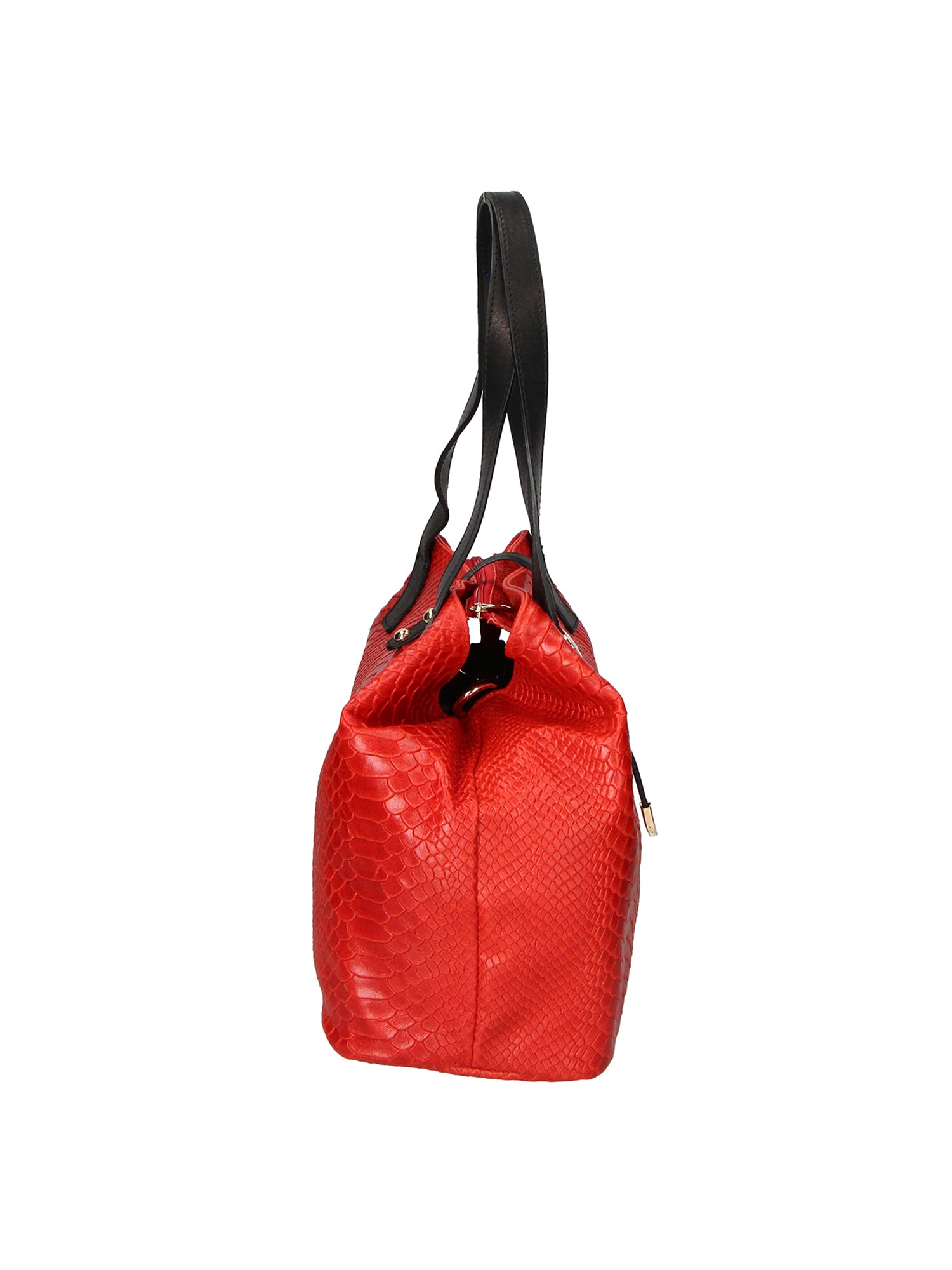 Clarissa Borsa a mano da donna Vera pelle 5276-023 ROSSO Gave Lux