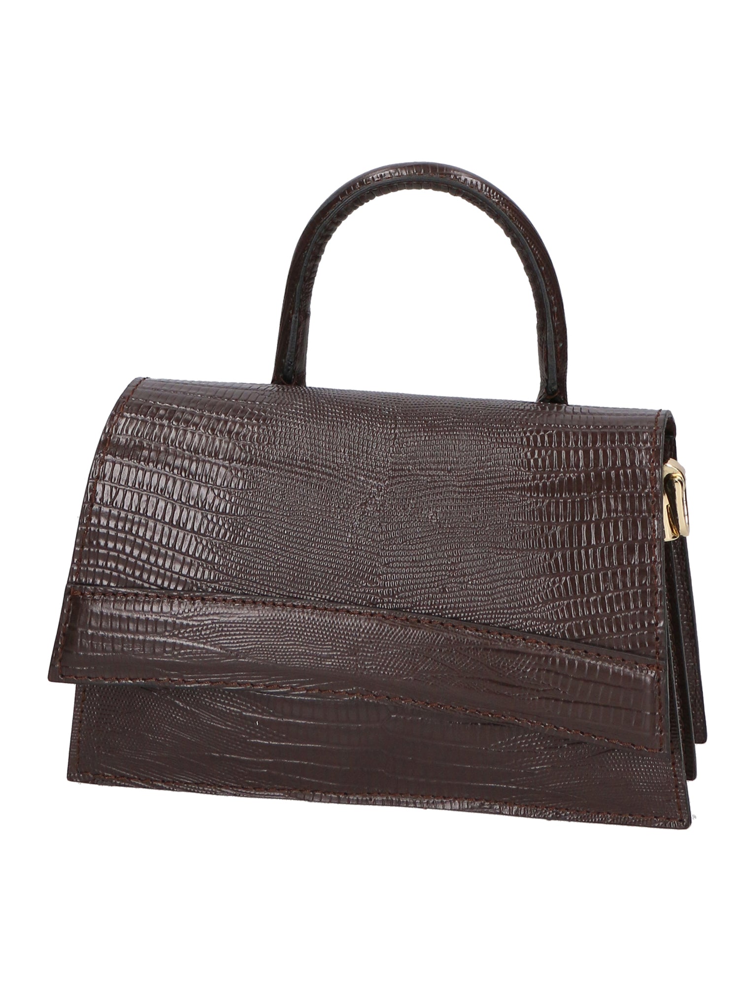 Ariel Borsa a mano da donna Vera pelle 05458-LU23 T.MORO DARK BROWN Gave Lux