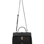 Borsa a mano da donna 100% pelle vegana PU 755-2PT-BLACK Diana&co