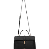 Borsa a mano da donna 100% pelle vegana PU 755-2PT-BLACK Diana&co