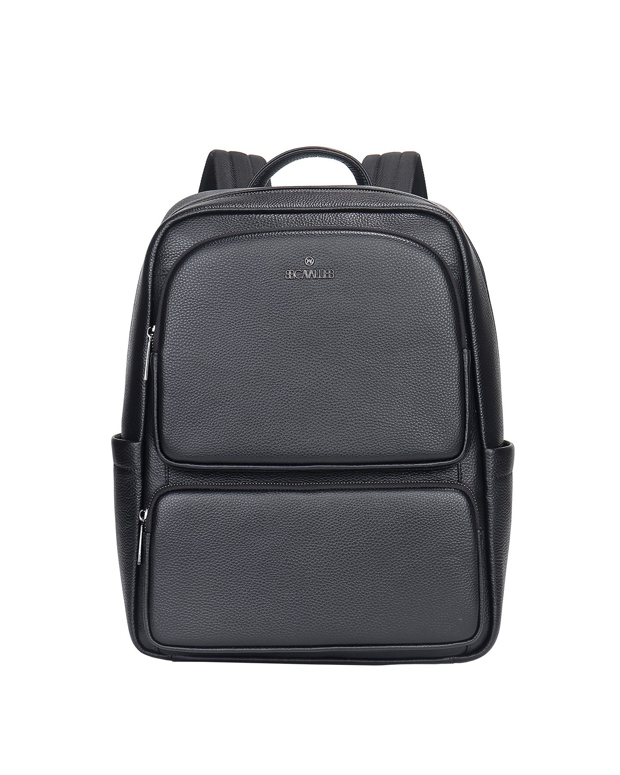 Zaino unisex in vera pelle Casual BC1292-NERO B Cavalli