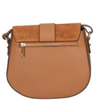 Carola Borsa a tracolla da donna Vera pelle 10036-L128 CUOIO Gave Lux