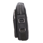 Borsa a tracolla uomo Pelle PU vegana PCL3025-BLACK Northampton Polo Club