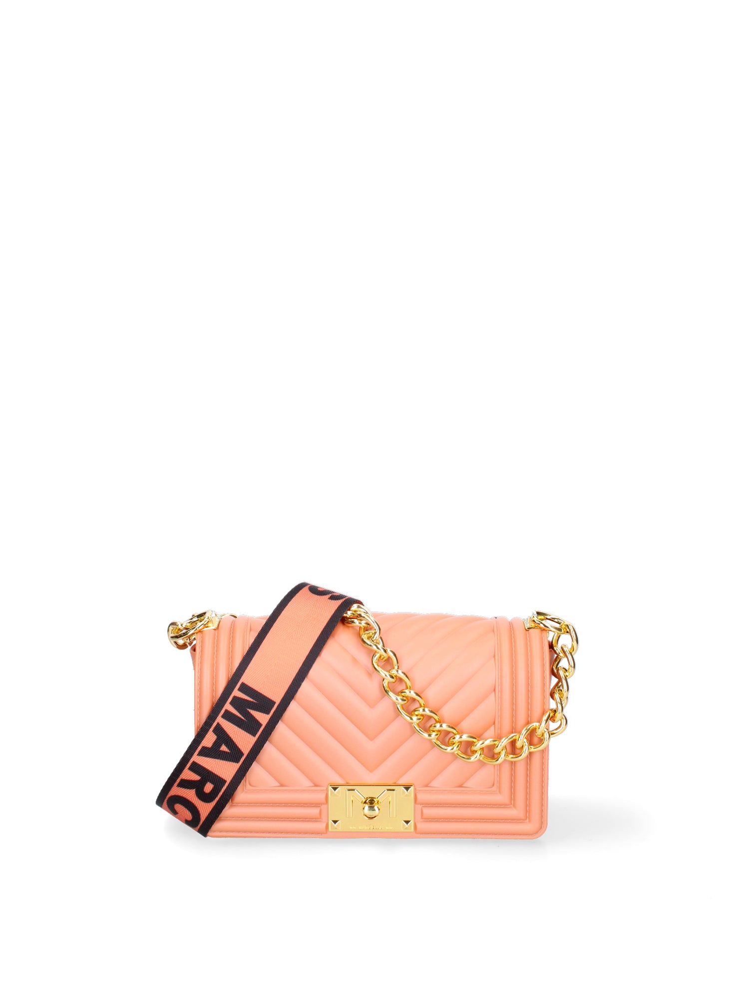 Borsa a mano da donna 100% Pvc FLAT-S 24-DARK RUST - GOLD Marc Ellis