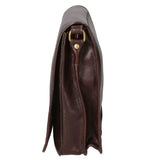 Fiamma Borsa a tracolla da donna Vera pelle 9109-TMORO DARK BROWN Gave Lux