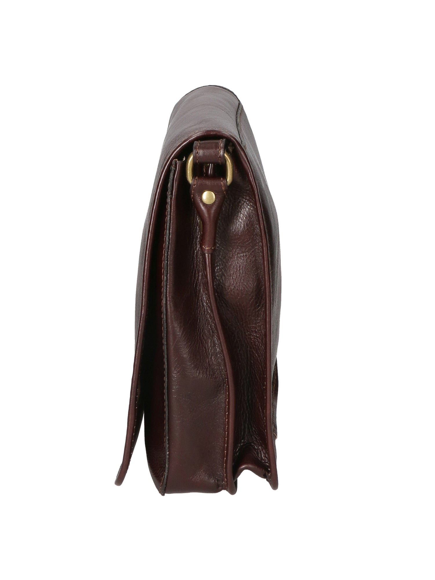 Fiamma Borsa a tracolla da donna Vera pelle 9109-TMORO DARK BROWN Gave Lux