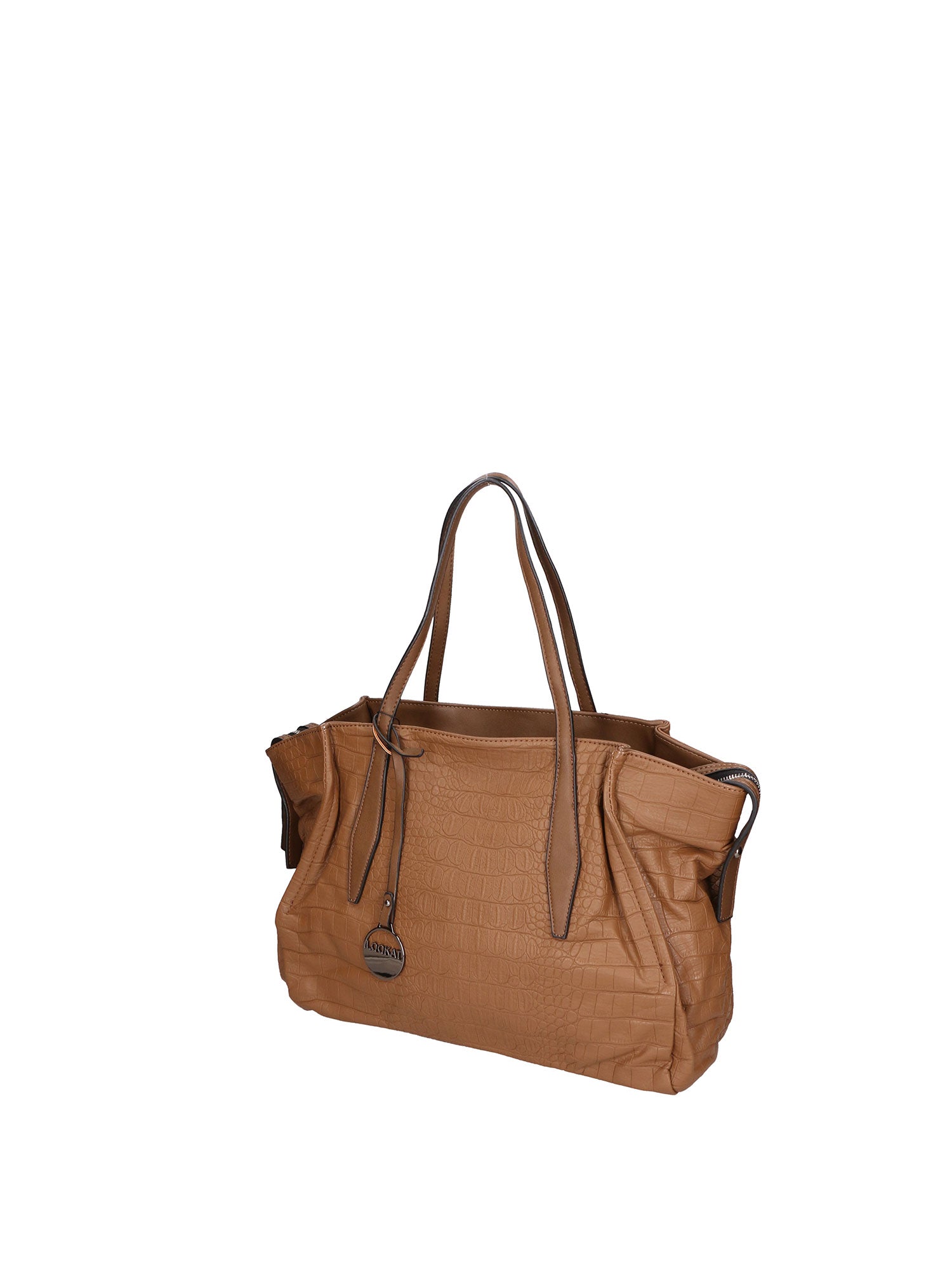 Valoria Elite Borsa a spalla da donna Vera pelle LK0255-FANGO Gave Lux