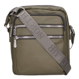 Borsa a tracolla uomo 100% pelle PU PCL3020-GREEN Northampton Polo Club