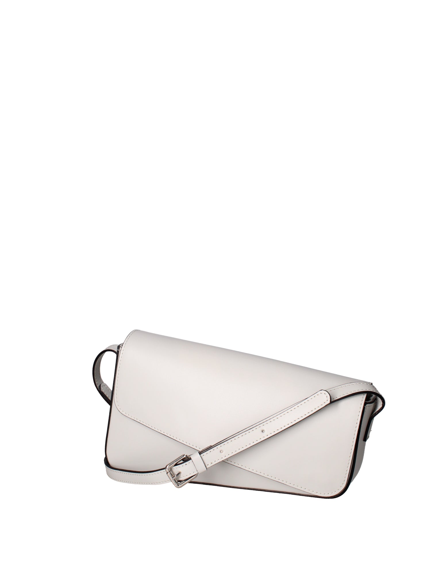 Borsa a tracolla da donna Vera pelle 07223-L119 GRIGIO CHIARO Roberta Rossi