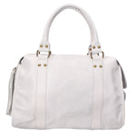 Elara Borsa a spalla da donna Vera pelle 06090-BIANCO Gave Lux