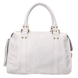 Elara Borsa a spalla da donna Vera pelle 06090-BIANCO Gave Lux