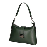 Aurelia Borsa a spalla da donna Vera pelle 05694-PL14 VERDE Gave Lux