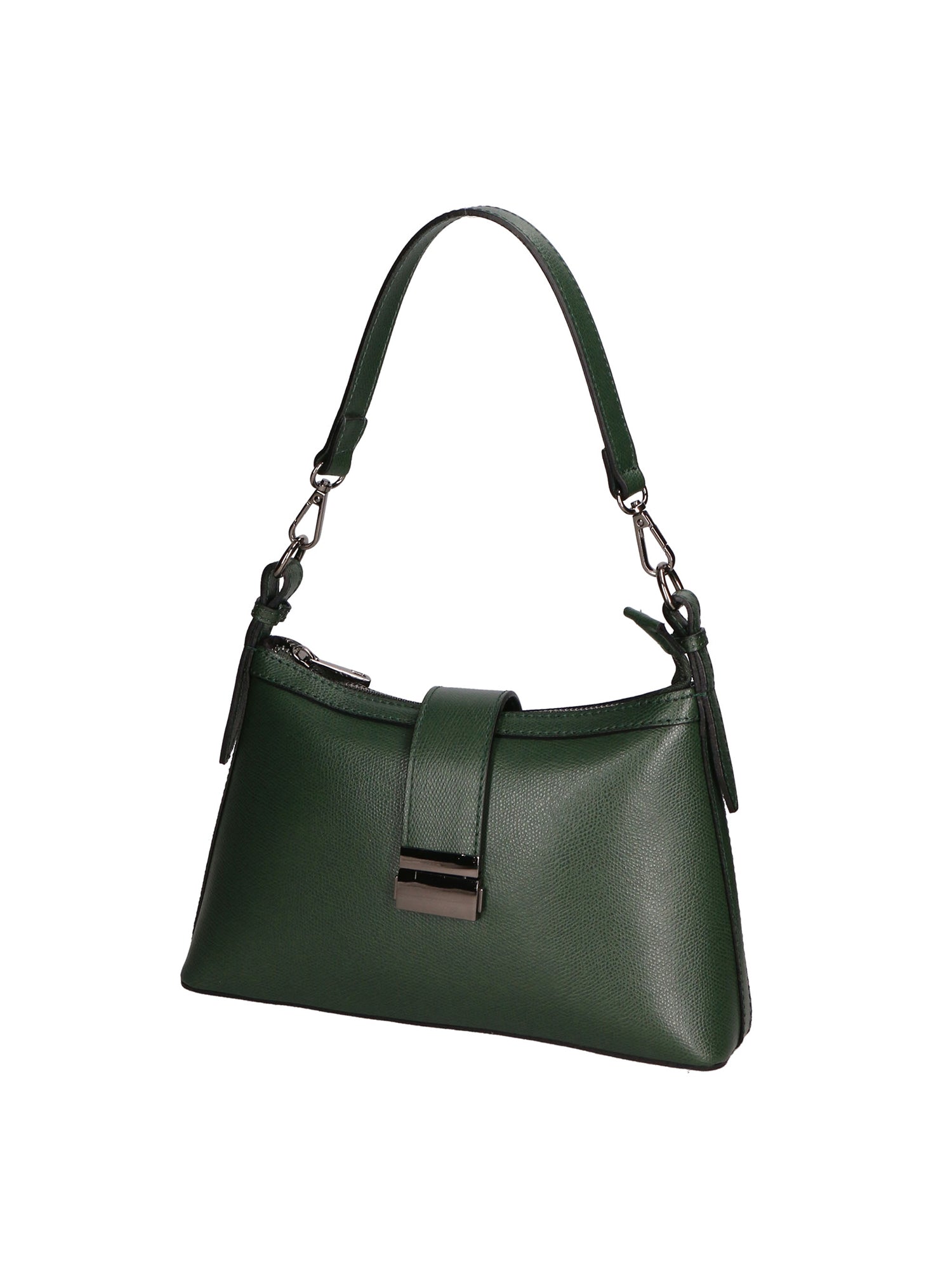 Aurelia Borsa a spalla da donna Vera pelle 05694-PL14 VERDE Gave Lux