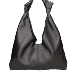 Borsa a spalla da donna 100% vera pelle 07156-D28 NERO Viola Castellani