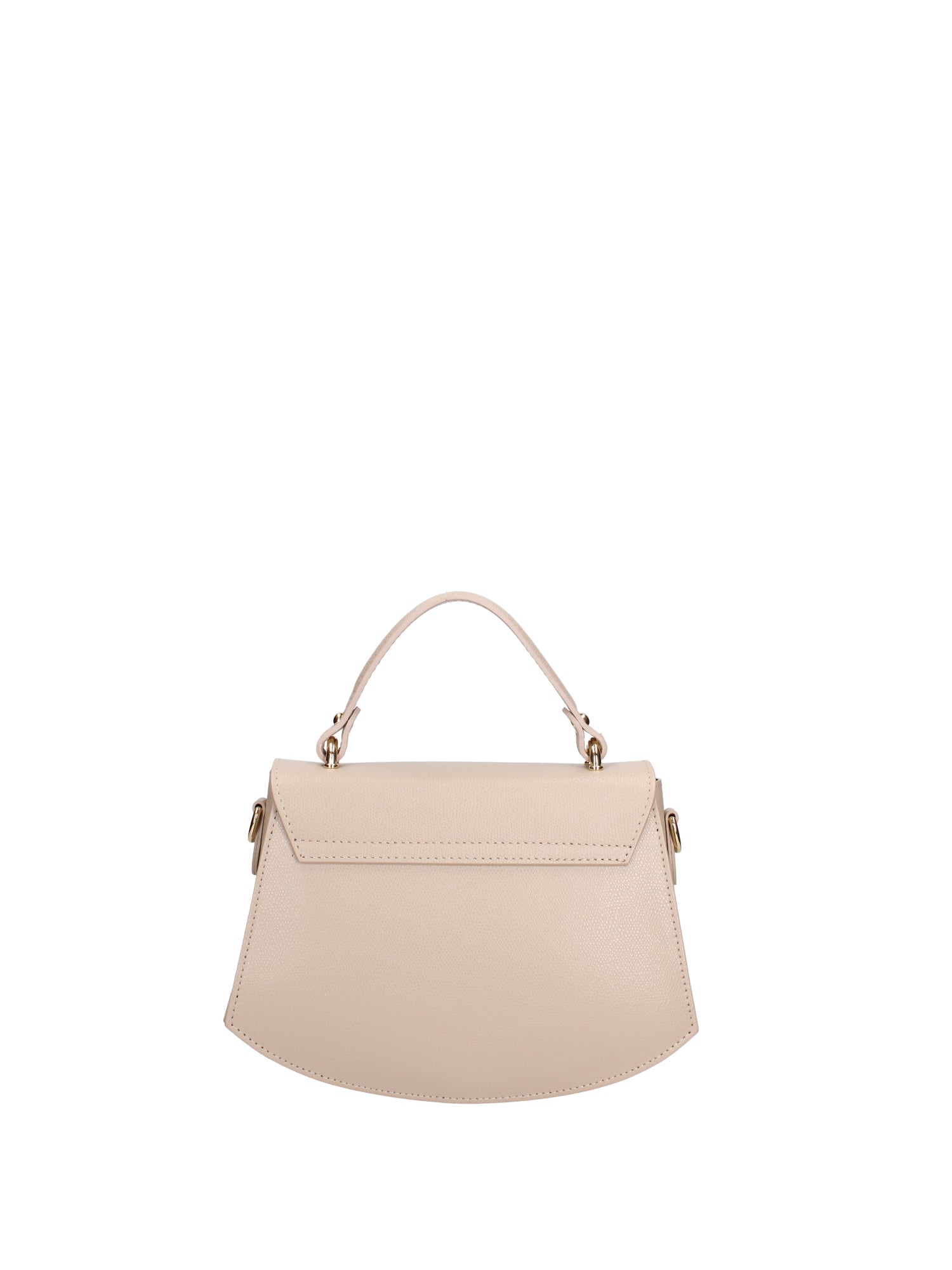 Borsa a mano da donna 100% vera pelle 07202-P 603 TAUPE CHIARO Roberta Rossi
