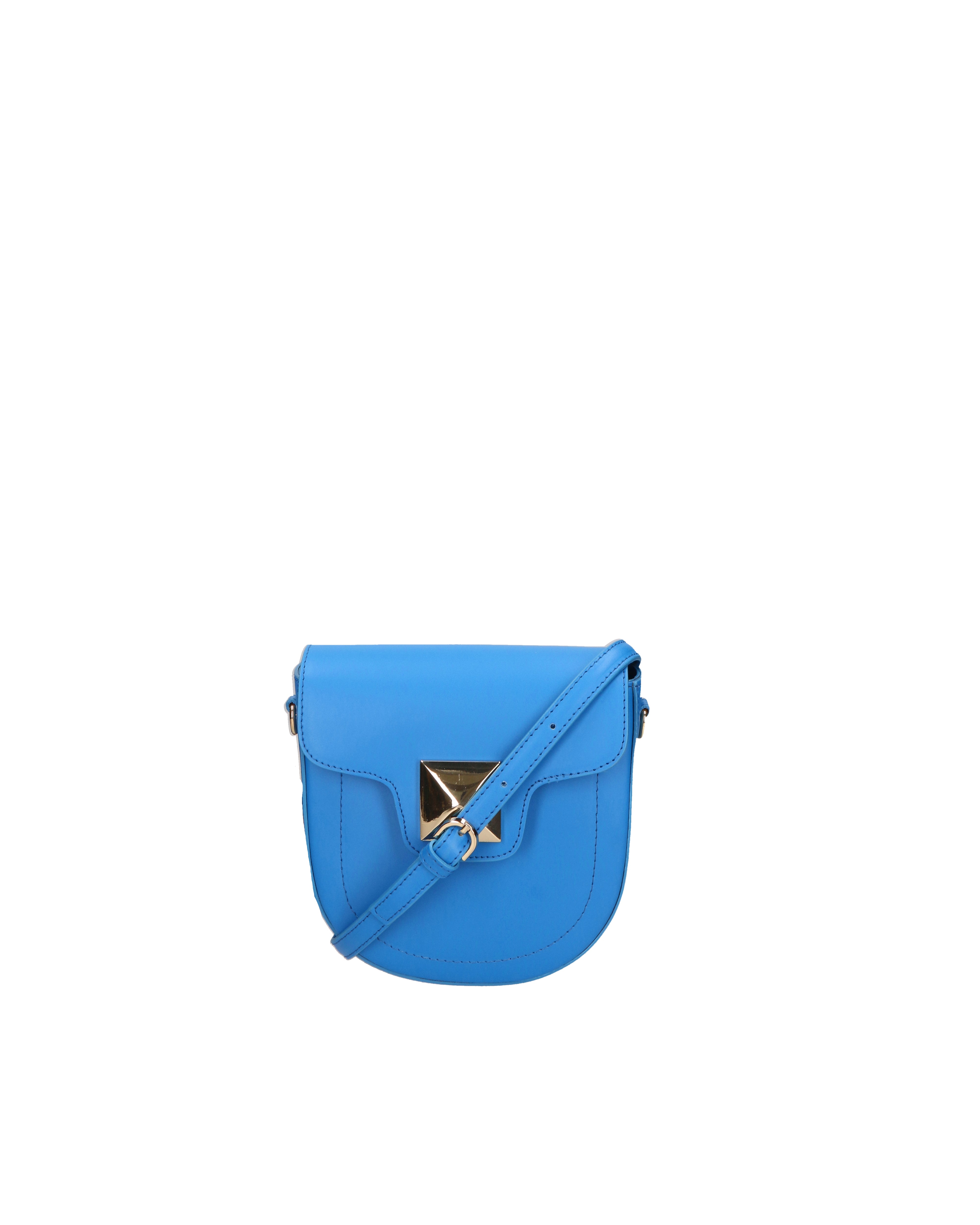 Calista Borsa a tracolla da donna Vera pelle 06014-L222 BLU ASTER Gave Lux