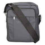 Borsa a tracolla uomo 100% pelle PU PCL3016-GREY Northampton Polo Club