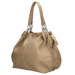 Ereba Borsa a mano da donna Made in Italy 100% pelle 3305-S05 TAUPE CHIARO Gave Lux