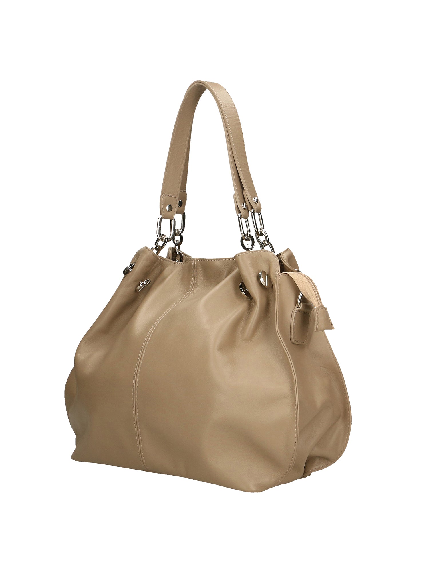Ereba Borsa a mano da donna Made in Italy 100% pelle 3305-S05 TAUPE CHIARO Gave Lux