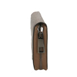 Nohemi Portafoglio donna vera pelle Zip 524072-BRONZO Gave Lux