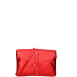 Borsa a mano da donna Vera pelle 07163-L032 ROSSO Viola Castellani