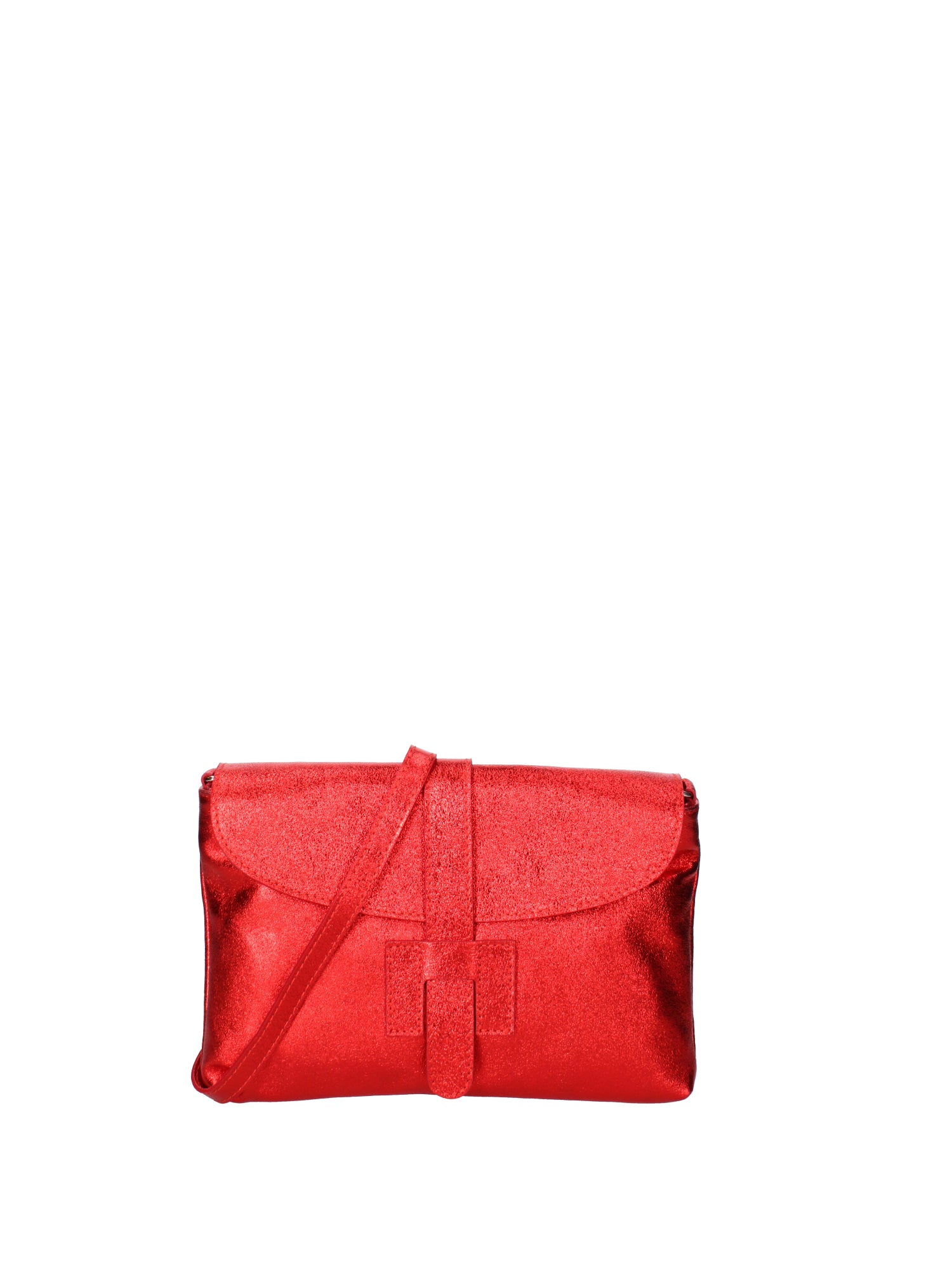 Borsa a mano da donna Vera pelle 07163-L032 ROSSO Viola Castellani