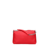 Borsa a spalla da donna Vera pelle 07141-D58 ROSSO FUOCO Viola Castellani