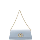 Borsa a spalla da donna Vera pelle 07313-L366 CIELO Roberta Rossi
