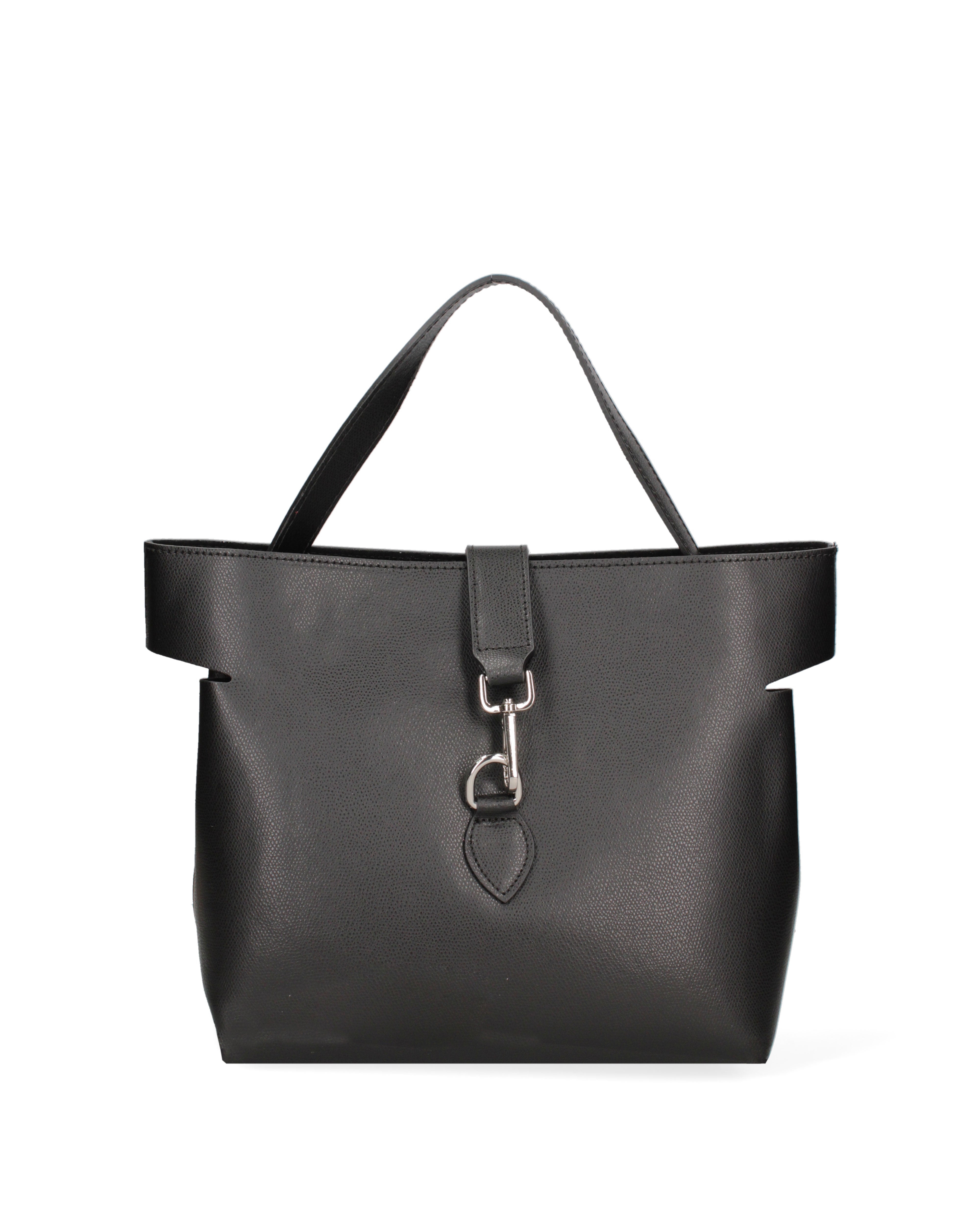 Liviana Borsa a mano da donna Vera pelle 07379-NERO Gave Lux