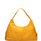 Borsa a spalla da donna Vera pelle 07233-D04 GIALLO+BIANCO Roberta Rossi